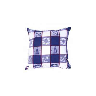 Patchwork Cotton Throw Pillow