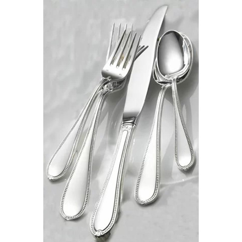 Triumph 5 Piece Sterling Silver Flatware Set, Service for 1