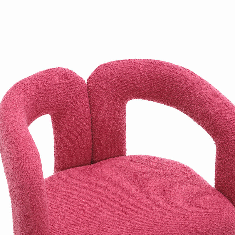 Fauteuil demi-tonneau Accent, Boucle rose rouge incorrecte