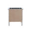 Table de chevet 3 tiroirs blanche