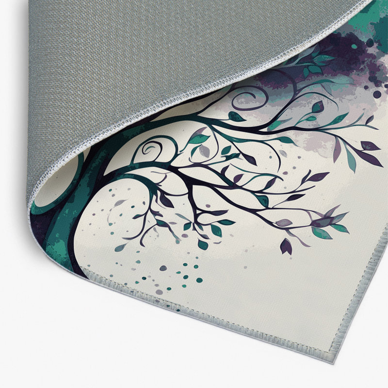 Tapis intérieur et extérieur Sapphire Saplings, Rectangle 9 pi x 12 pi