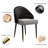 102'' Extendable Dining Table Set With Sintered Stone Dining Table And 8 Faux Leather Dining Chairs-115160306-115160305