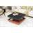 Modern Square 360°Rotating Coffee Table With Three Detachable Tray-404342525-404342524