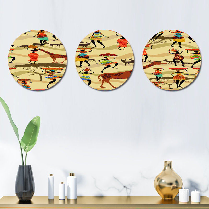 Ensemble de 3 décorations murales modernes