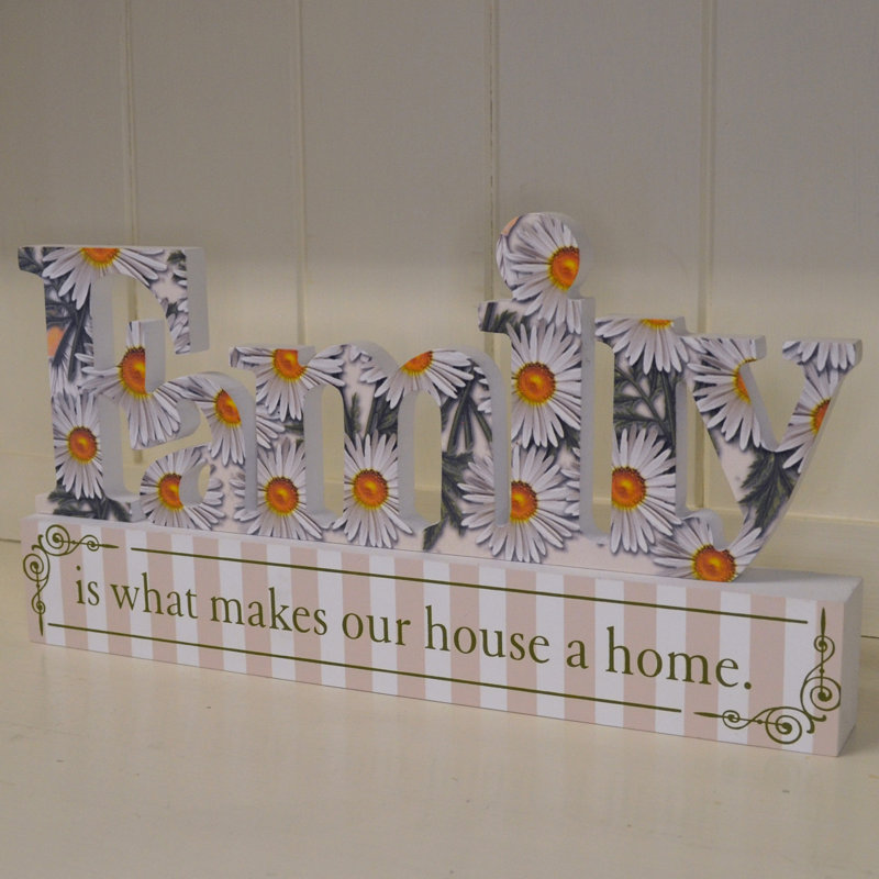 Cathrine Text & Numbers Letter Block