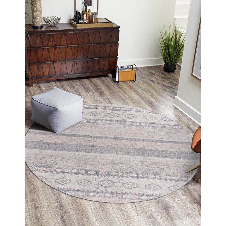 Aucion Chenille Geometric Indoor Rug