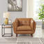 Chaise en cuir Solana