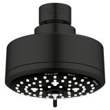 Tempesta Fixed 4-Setting Shower Head Rain O2 Rain Massage Jet Settings