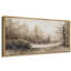 "Neutral Toned Forest Landscape", très grandes photos, impression sur toile encadrée-120284264-120284266