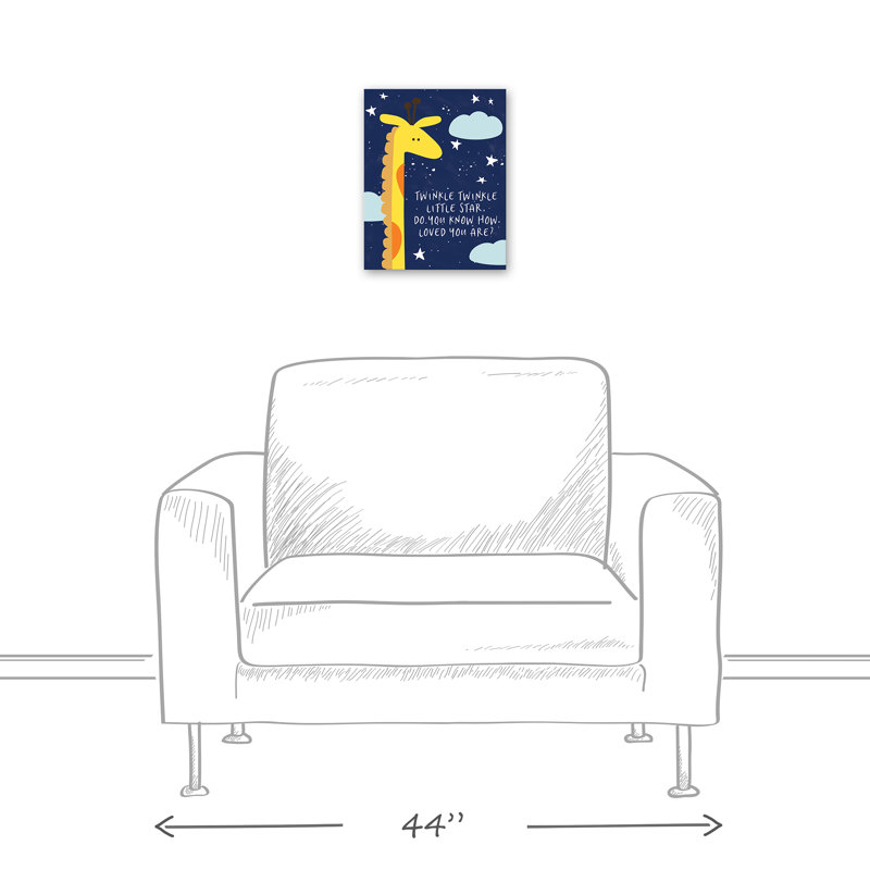 « twinkle twinkle little star », art sur toile