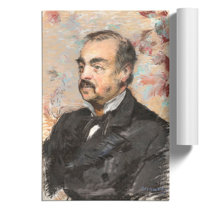 Julien De La Rochenoire by Edouard Manet - Unframed Painting, 42cm H x 30cm W x 0.1cm D