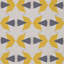 Tapis intérieur / extérieur ivoire / jaune / bleu Kivett-2124040171
