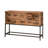 Retro Walnut Solid Wood Accent Cabinet