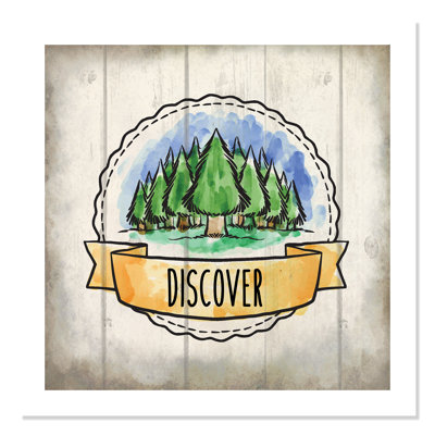 «Adventure Is out There», impression sur papier 3 pi