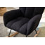 Fauteuil berçant à oreilles en tissu Teddy avec poche de rangement latérale, chaise berçante d'allaitement douce et confortable, base en bois massif robuste et sécuritaire, chaise d'appoint polyvalente pour chambre de bébé et salon, brun-1686319661