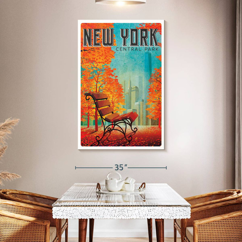 Central Park, New York, H 51 po x l 34 po