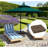 Cantilever Offset Umbrella Base