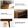Sebrina Mid-century Modern 3 - Drawer 28“ Tall Nightstand with Built-In Outlets and Solid Wood Legs