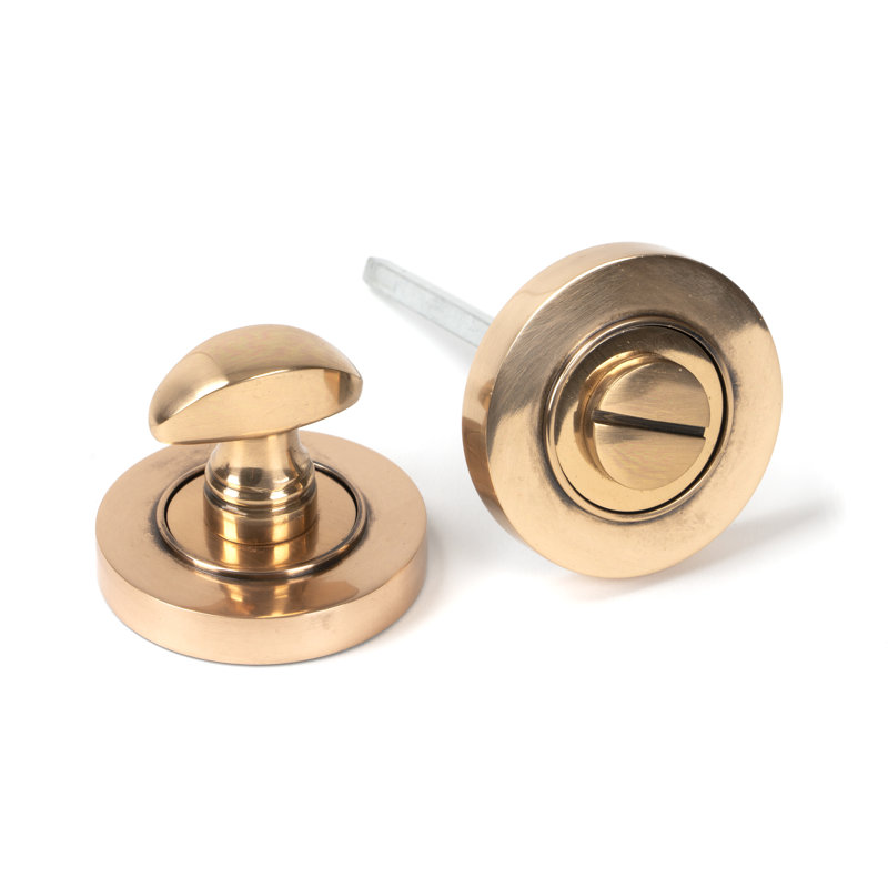 Thumbturn Rosette, Polished Bronze