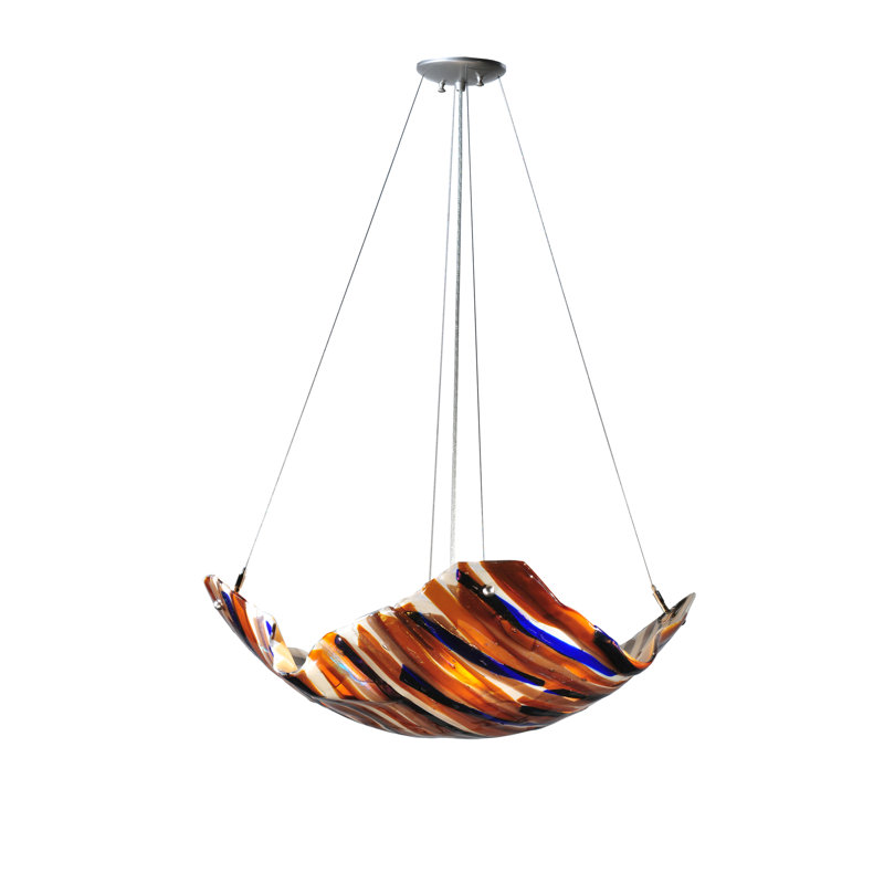 Metro Fusion 4 - Light Glass Chandelier