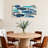 Animals Blue Fish Pattern With Dots And Stripes-1492867636