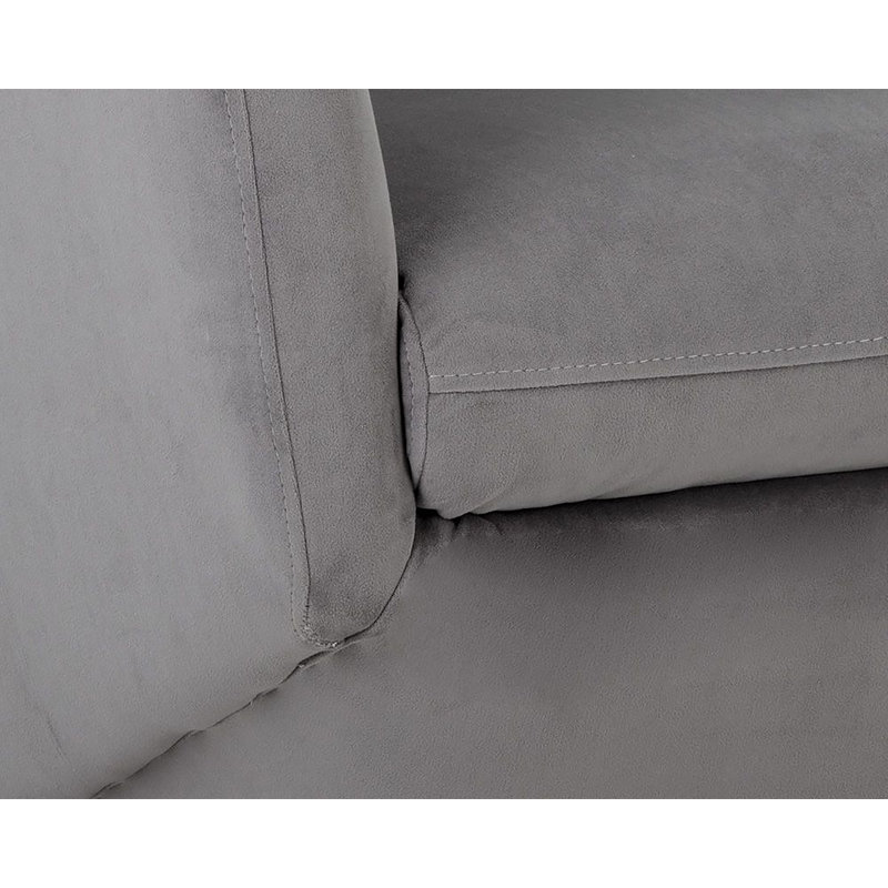 Choncey Swivel Tufted Armchair, Gray