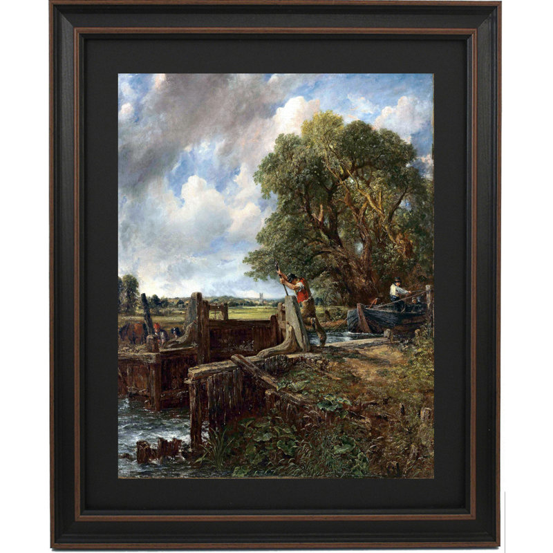 The Lock By John Constable, 24" H x 21" W