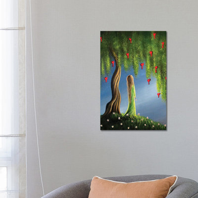 Night Of The Bleeding Hearts II by Moonlight Art Parlour - Print on Canvas