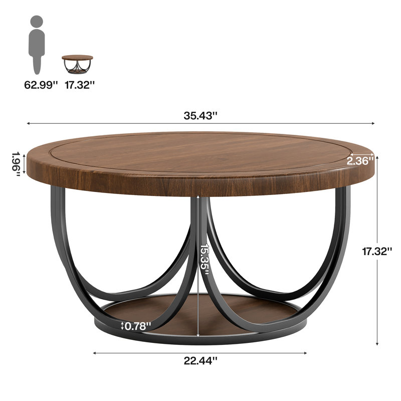 Floor Shelf Coffee Table