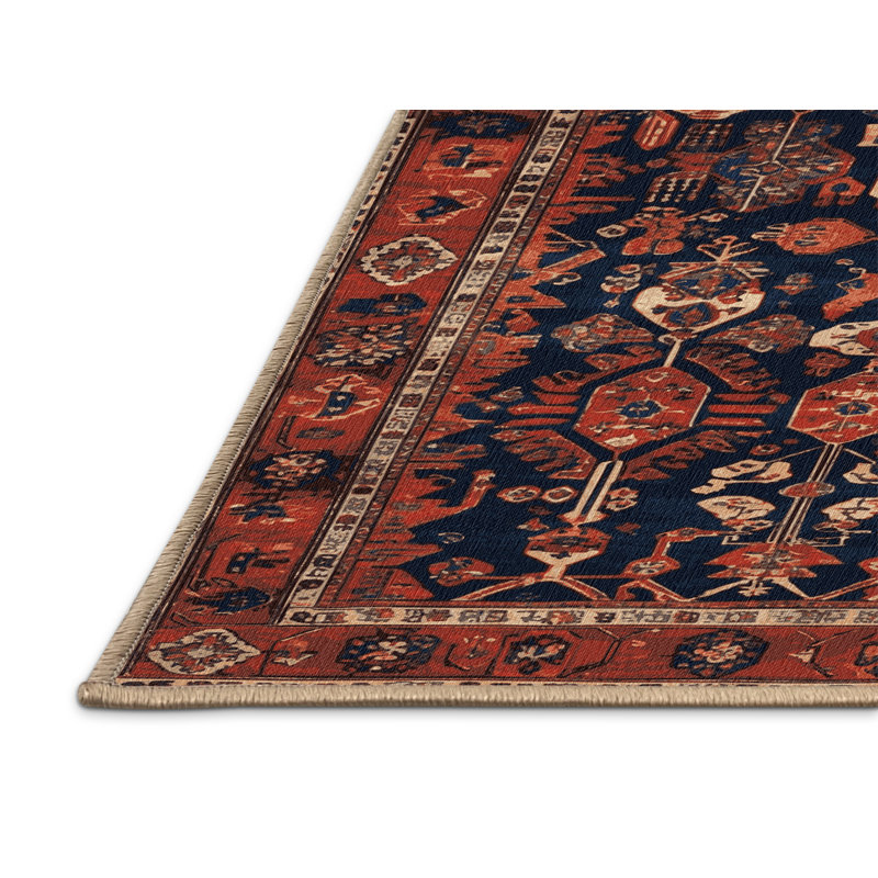 Tapis brun lavable à la machine, Rectangulaire 2 pi x 3 pi