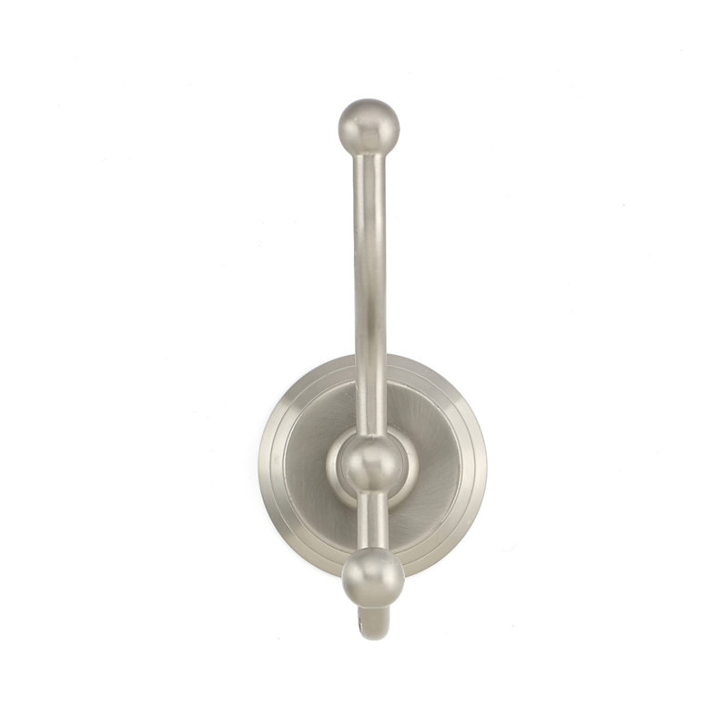 Montebello Wall Mounted Robe Hook, Brushed Nickel
