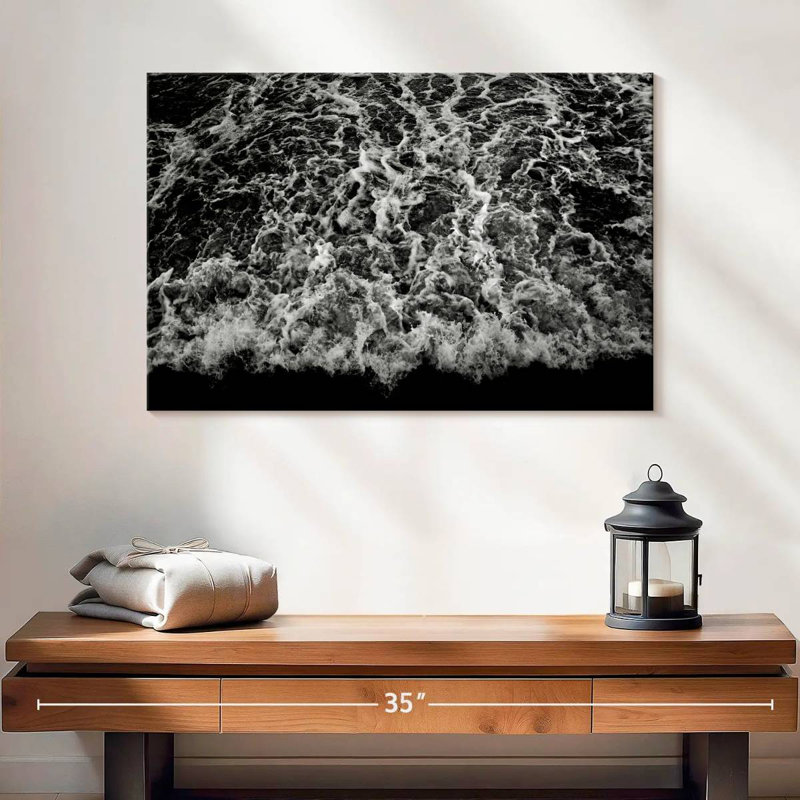 Gillard Dark Ocean Waves, 16" H x 24" W