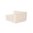 Stylish 1-Seat Sofa in Peach, 43.3 x 42.5 x 25.6 inches | 100% Hornbeam Frame, 100% Linen Upholstery, 32 DNS Foam for Comfort, Includes 1 Pillow | Perfect for Living Room, Compact Design with Plastic Legs