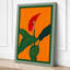 Crimson Bloom Rise Botanical - Wrapped Canvas-8048011-8048015