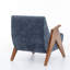 Upholstered Chenille Armchair-796624447