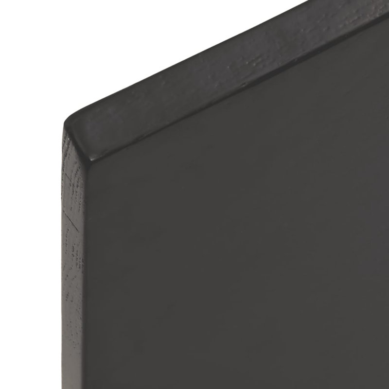 Bachar 50cm Solid Wood Single Bathroom Vanity Top, Dark Brown