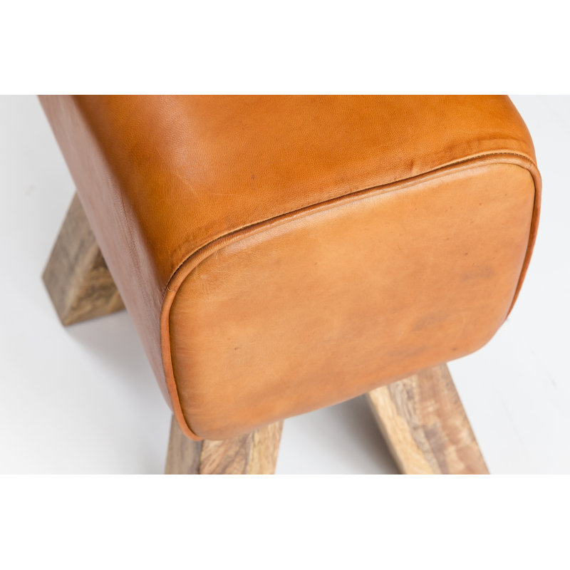 Osier Solid Wood Accent Stool