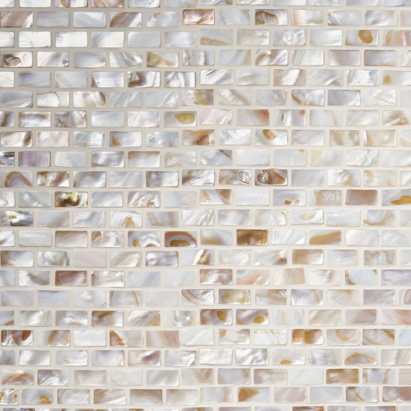 South Seas .5x1 Mini Brick Pattern Polished Mosaic Tile