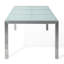 Anabriana Rectangular Glass Outdoor Dining Table - 220 cm W 100 cm D