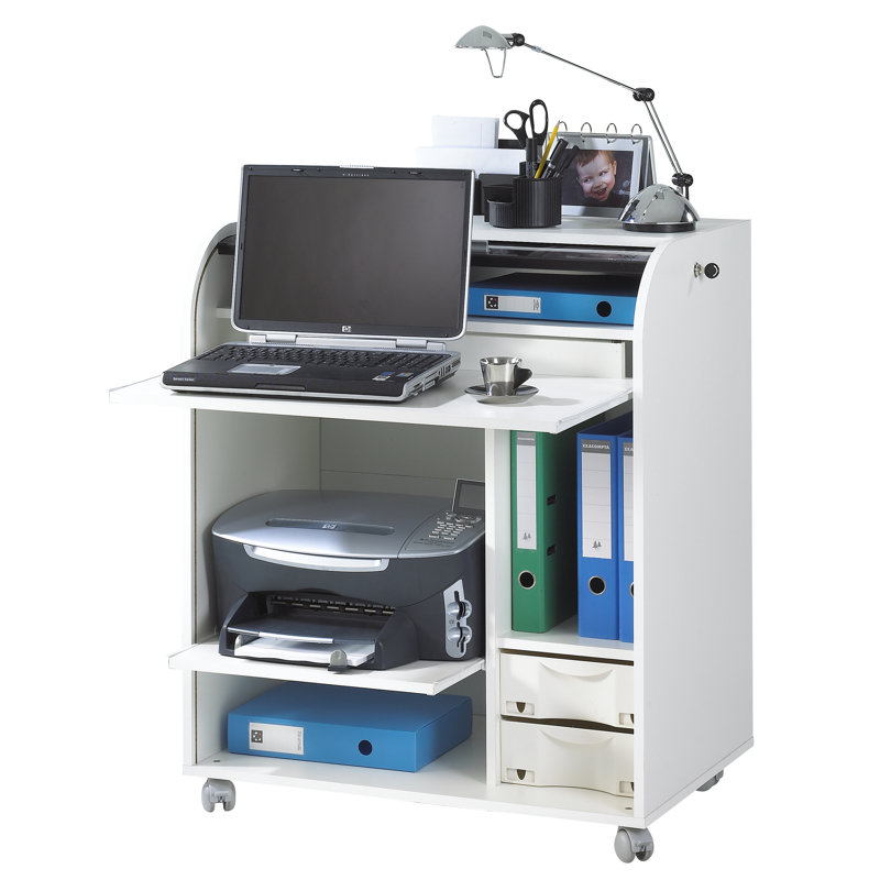 Must 2 -Drawer, White/Black