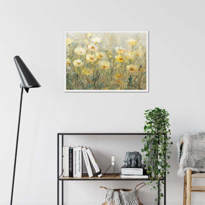 Summer In Bloom I by Timothy O' Toole - Painting Print, 65cm H x 95cm W, White Single Picture Framed Paper