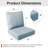 Forbell Outdoor Patio 6" Thick Seat & Back Furniture Cushion Set With Removable Cover-434758785-403513696