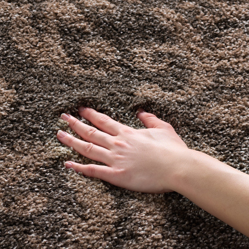 Tapis floral fumé / beige Ellyona, Rectangle 4 pi x 6 pi