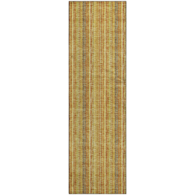 Premium Machine Washable Prisco Honey Rug, Runner 2'3" x 7'6"