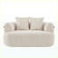 Canapé-lit à assise profonde de 64 po pour salon, chambre à coucher, appartement, bureau-543743660