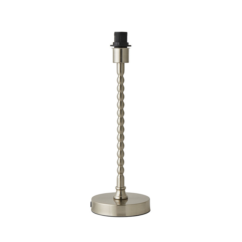 Cifuentes Metal Lamp Base Lamp, Silver