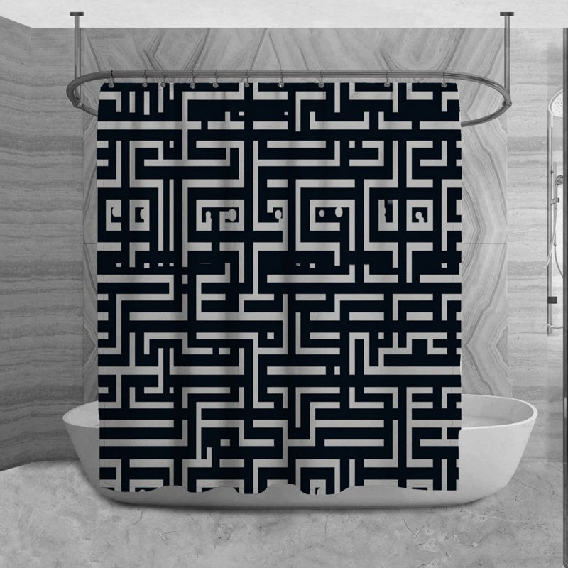 Takeo Shower Curtain, 93" H x 70" W