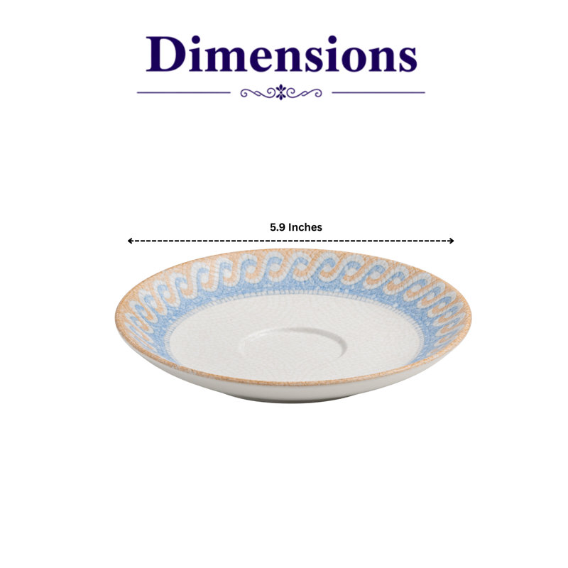 Soucoupe de luxe en porcelaine Cruise-Athena Premium, 15 cm