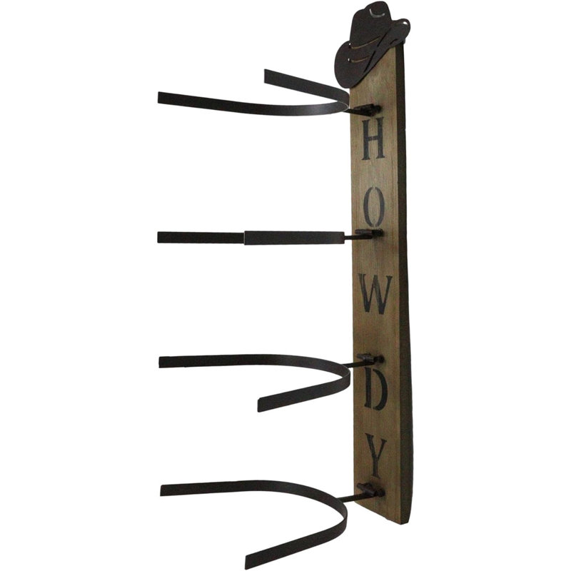 Rangement mural rustique Western Howdy