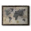 Carte du monde modélisée - reproduction d'art sur toile-1115889120-1115889123
